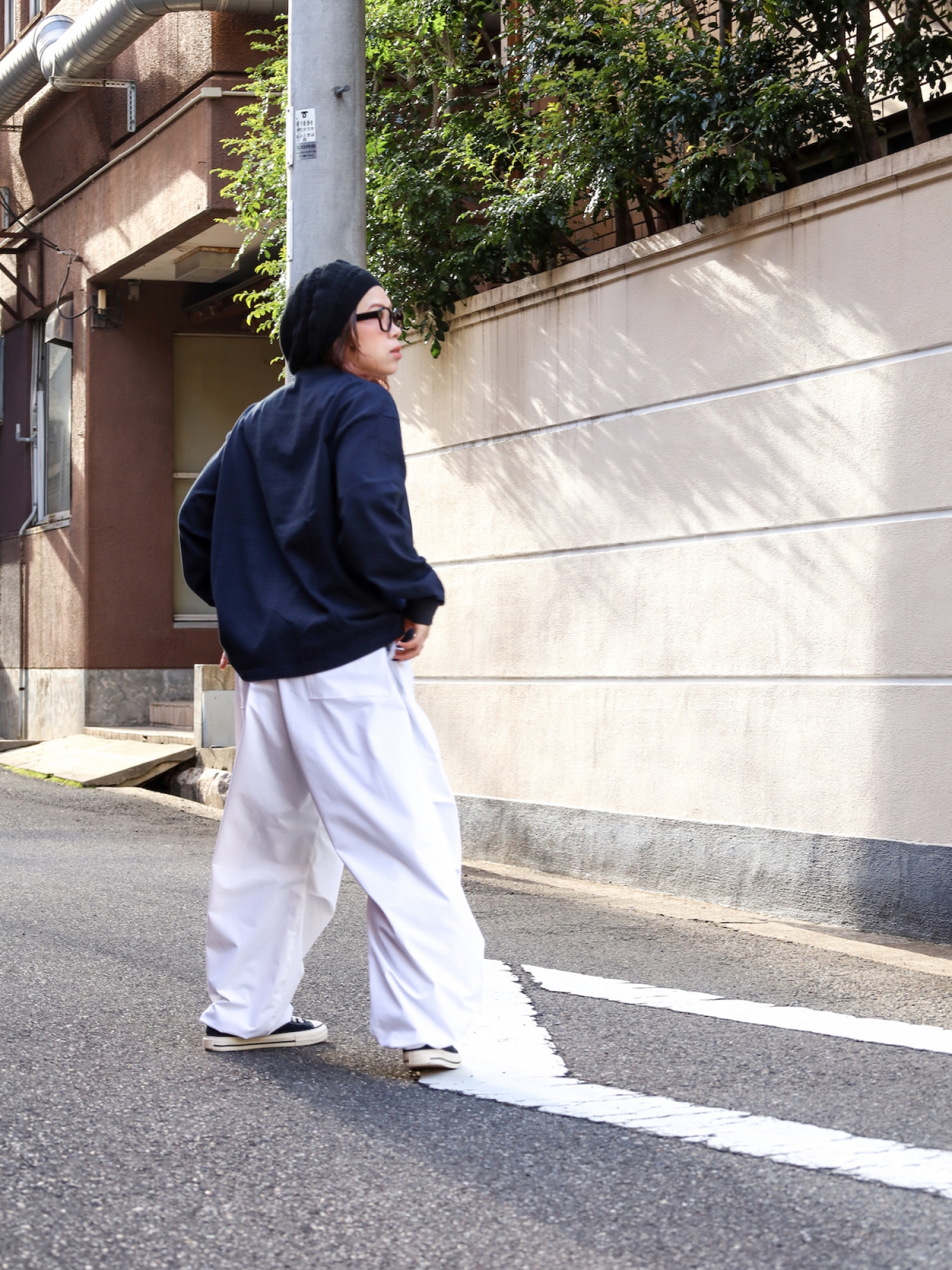 S.F.C PARACHUTE PANTS / White | FLATBUSH（フラットブッシュ