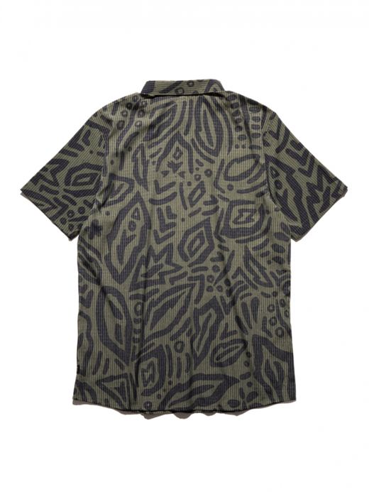 ROARK REVIVAL BLESS UP S/S WOVEN / Dark military