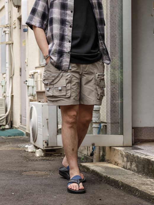 Audience 60/40クロス ストレージ ツールカーゴショーツ / Army gray