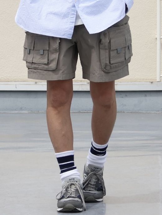 Audience 60/40クロス ストレージ ツールカーゴショーツ / Army gray