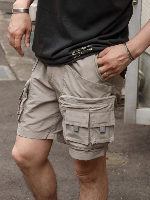 Audience 60/40クロス ストレージ ツールカーゴショーツ / Army gray
