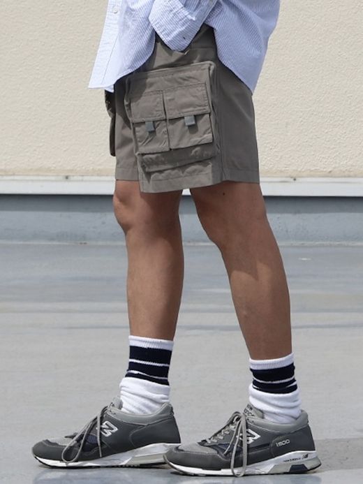 Audience 60/40クロス ストレージ ツールカーゴショーツ / Army gray