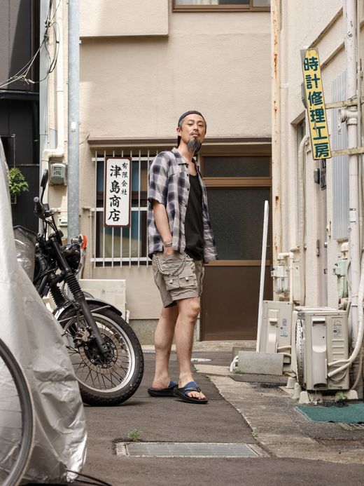 Audience 60/40クロス ストレージ ツールカーゴショーツ / Army gray