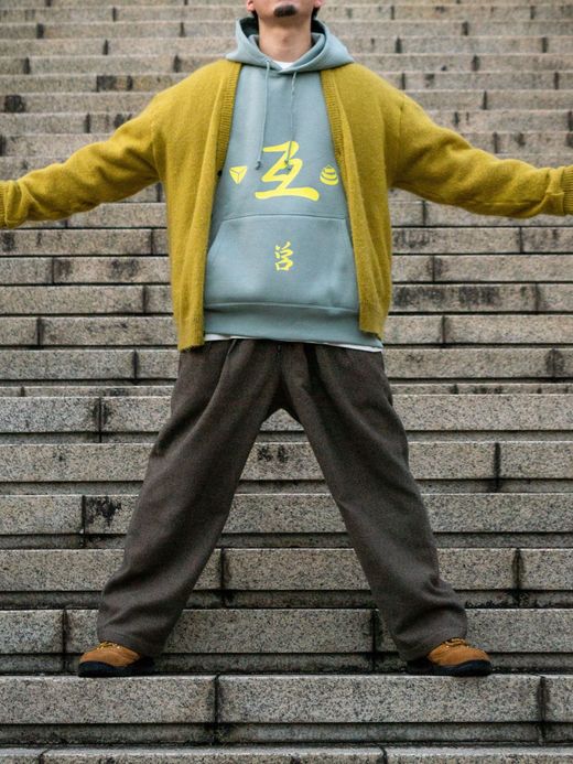 VOO TIGER STYLE HOODY / Mint