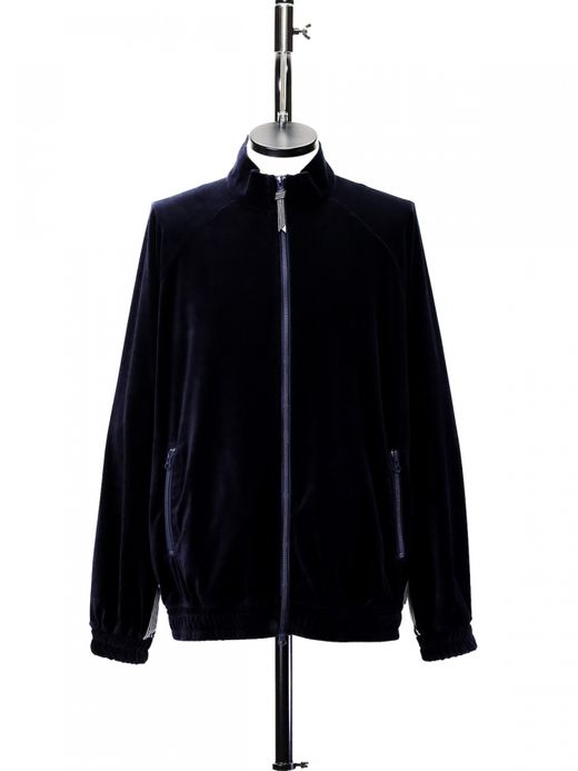 S.F.C VELOUR TRACK JACKET / Navy