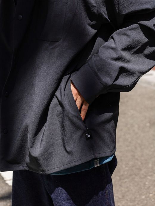 ROARK REVIVAL DELTA QUICKDRY LS SHIRTS / Desert grey