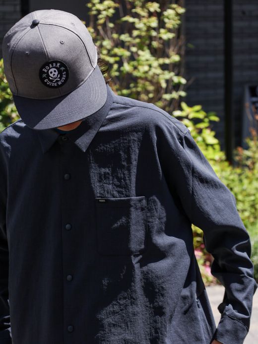 ROARK REVIVAL DELTA QUICKDRY LS SHIRTS / Desert grey