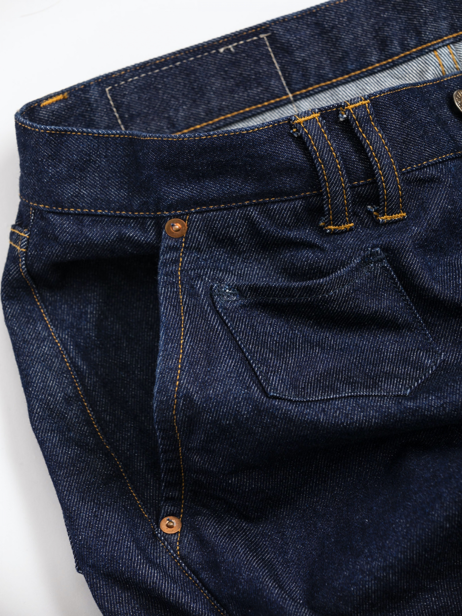 ANACHRONORM 80's WIDE TAPERED JEANS / Indigo | FLATBUSH（フラット