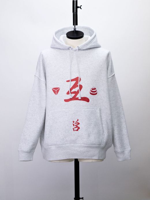 VOO TIGER STYLE HOODY / Ash
