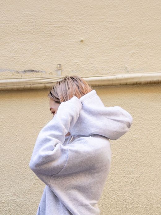 VOO TIGER STYLE HOODY / Ash