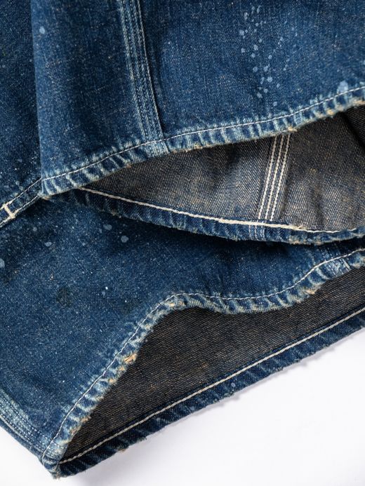 ANACHRONORM DENIM PAINTER EASY PANTS / Indigo aging wash