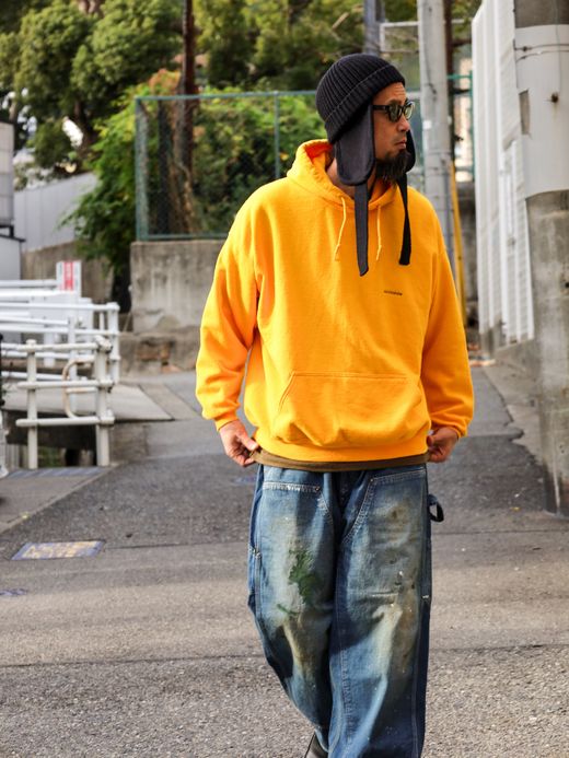 ANACHRONORM DENIM PAINTER EASY PANTS / Indigo aging wash