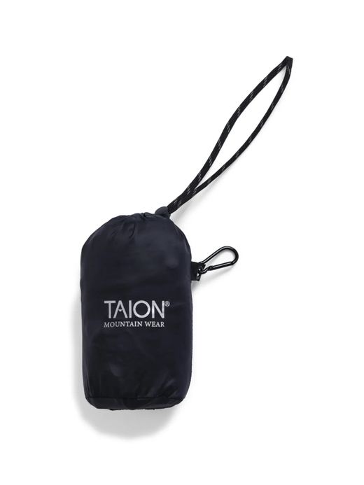 TAION MOUNTAIN PACKABLE VOLUME DOWN JACKET / Dark gray