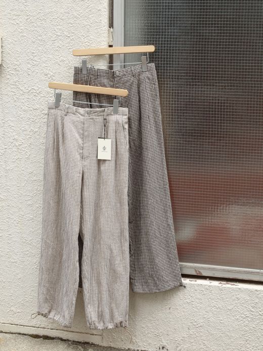 AMBERGLEAM FABRIC PANTS / 3variation