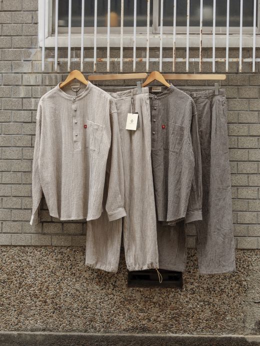 AMBERGLEAM FABRIC PANTS / 3variation