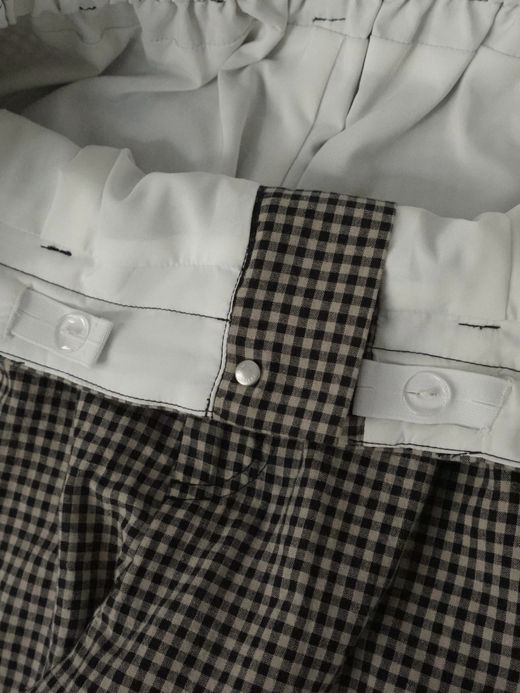 AMBERGLEAM FABRIC PANTS / 3variation