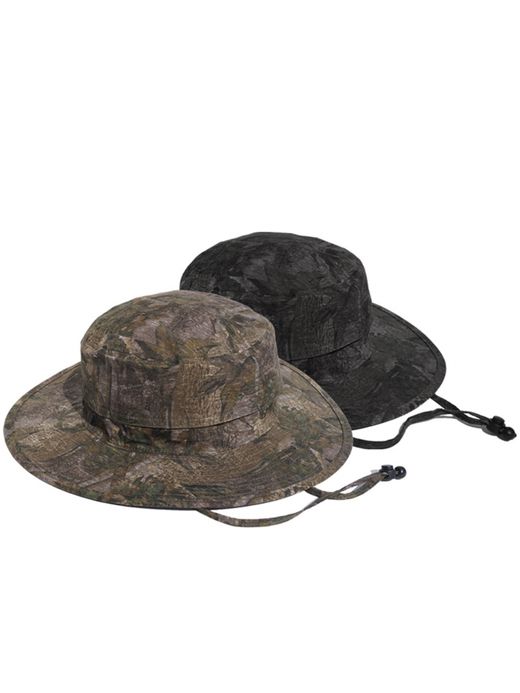 THE UNION THE CAMO SAFARI HAT / Black