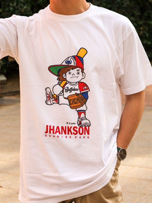 JHANKSON BUFFA-KUN TEE / White