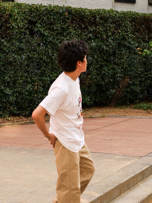 JHANKSON BUFFA-KUN TEE / White