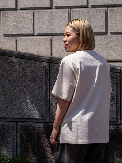 ANACHRONORM SIDE VENTS S/S T-S / Natural