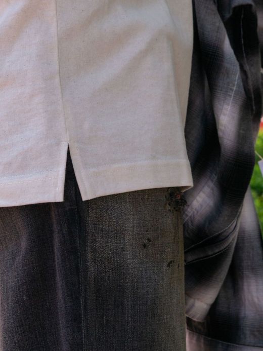 ANACHRONORM SIDE VENTS S/S T-S / Natural