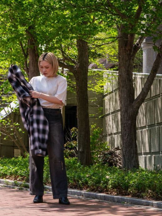 ANACHRONORM SIDE VENTS S/S T-S / Natural