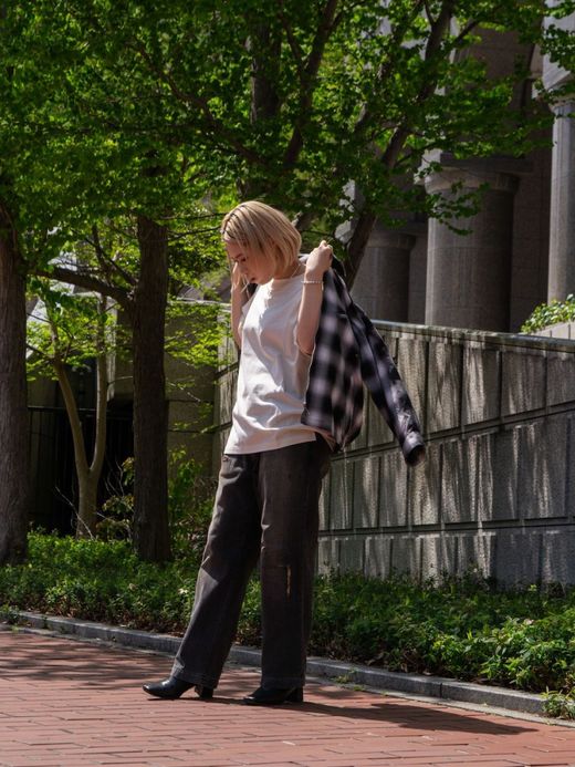 ANACHRONORM SIDE VENTS S/S T-S / Natural