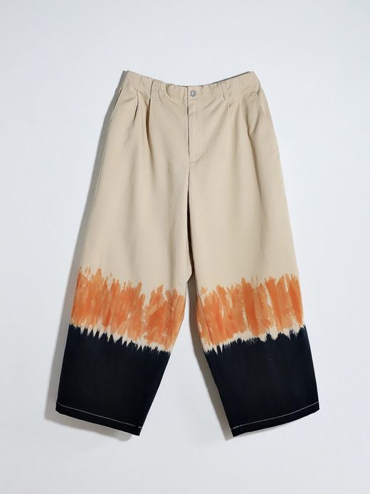AMBERGLEAM TIEDYE TAPERED CHINO PANTS / 3colors
