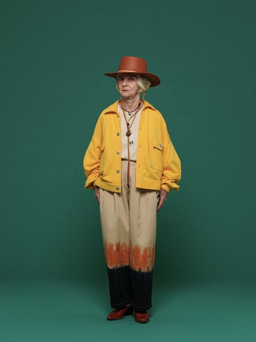 AMBERGLEAM TIEDYE TAPERED CHINO PANTS / 3colors