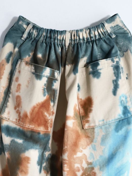 AMBERGLEAM TIEDYE TAPERED CHINO PANTS / 3colors