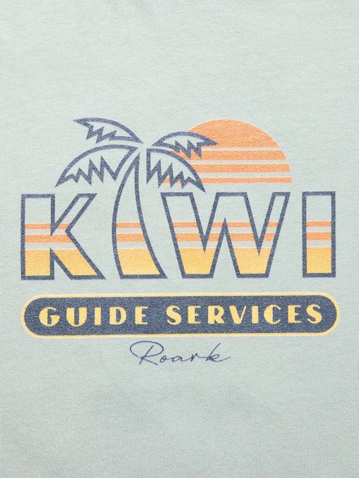 ROARK REVIVAL "NZ TOURIST" L/S TEE / Slate blue