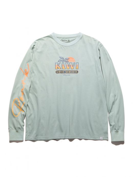ROARK REVIVAL "NZ TOURIST" L/S TEE / Slate blue