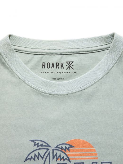 ROARK REVIVAL "NZ TOURIST" L/S TEE / Slate blue