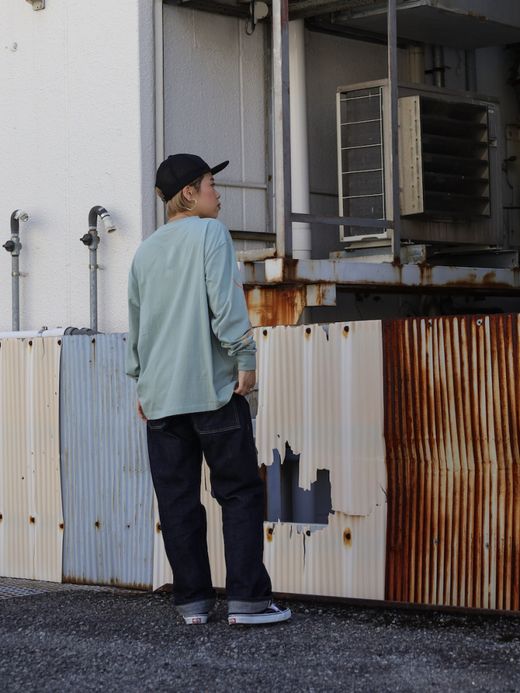 ROARK REVIVAL "NZ TOURIST" L/S TEE / Slate blue