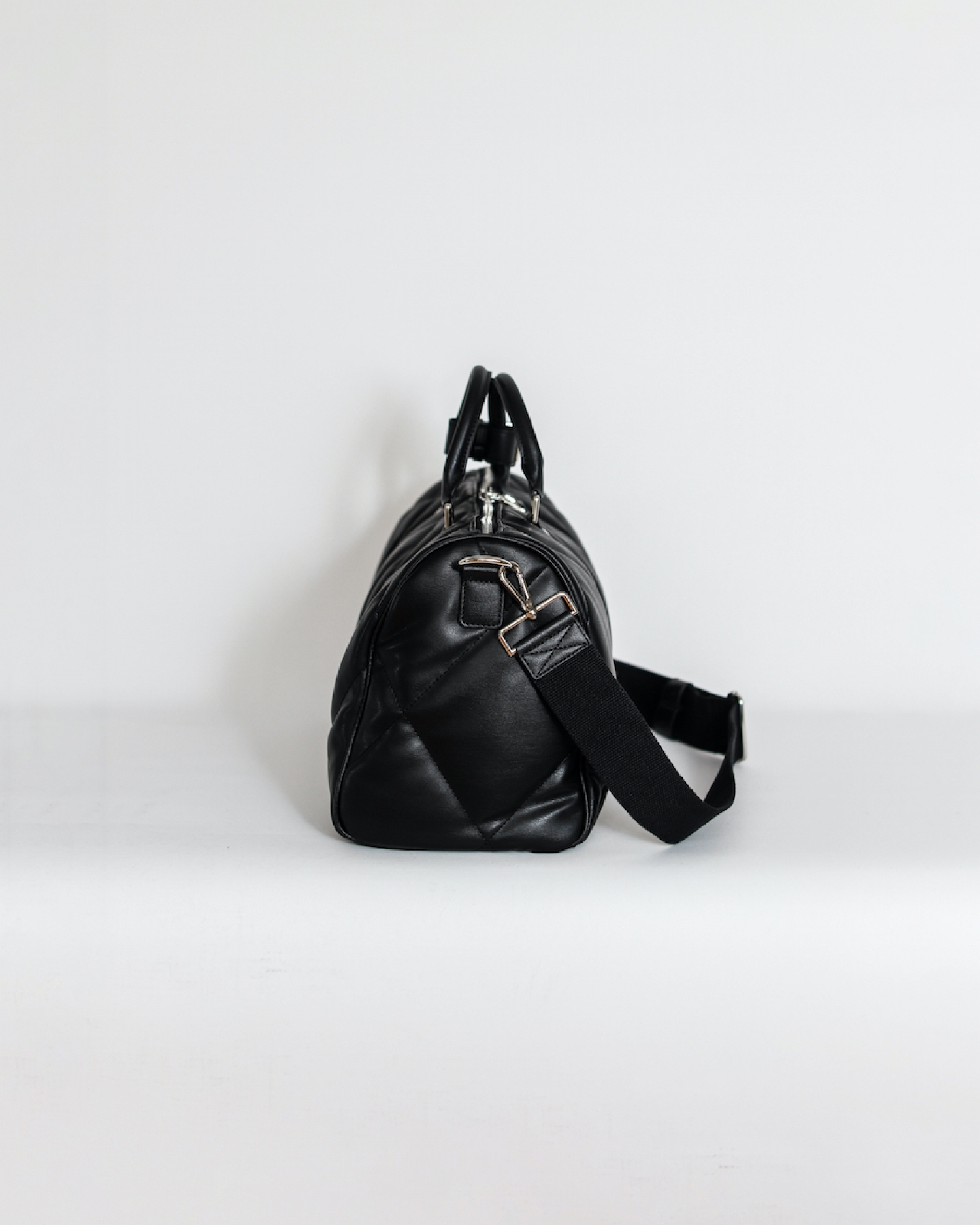 Square Quilting Leather Bag ambergleam