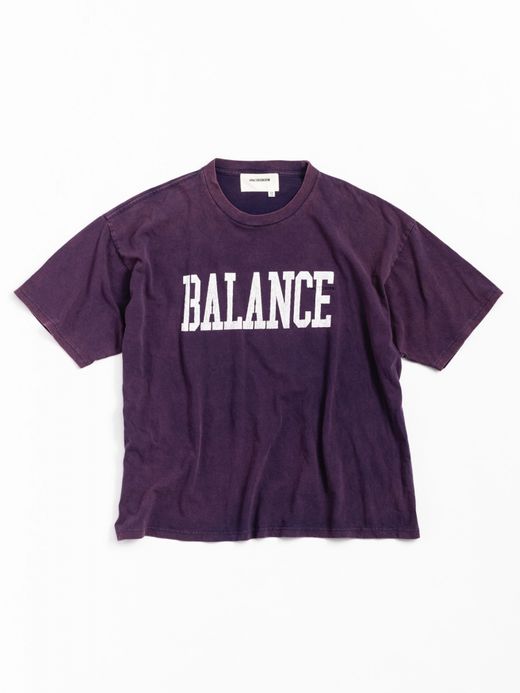 ANACHRONORM COLLEGE PRINT S/S T-S / Purple