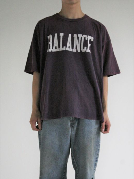 ANACHRONORM COLLEGE PRINT S/S T-S / Purple
