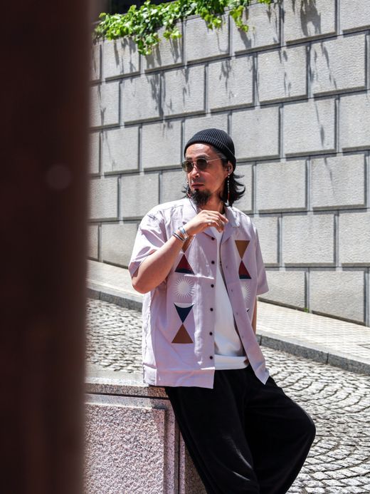 ROARK REVIVAL GONZO "HEART STUDIO" S/S WOVEN - COMFORT FIT / Dusty lilac