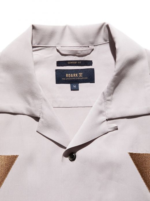 ROARK REVIVAL GONZO "HEART STUDIO" S/S WOVEN - COMFORT FIT / Dusty lilac