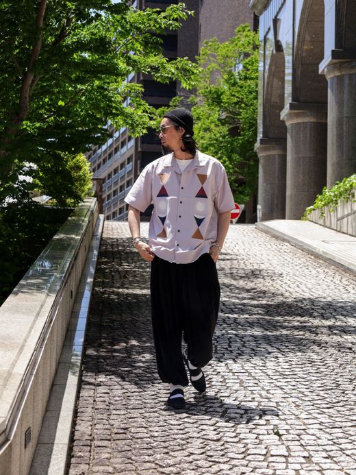ROARK REVIVAL GONZO "HEART STUDIO" S/S WOVEN - COMFORT FIT / Dusty lilac