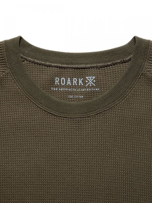 ROARK REVIVAL REUSE 2PACK THERMAL TEE / Beige/army