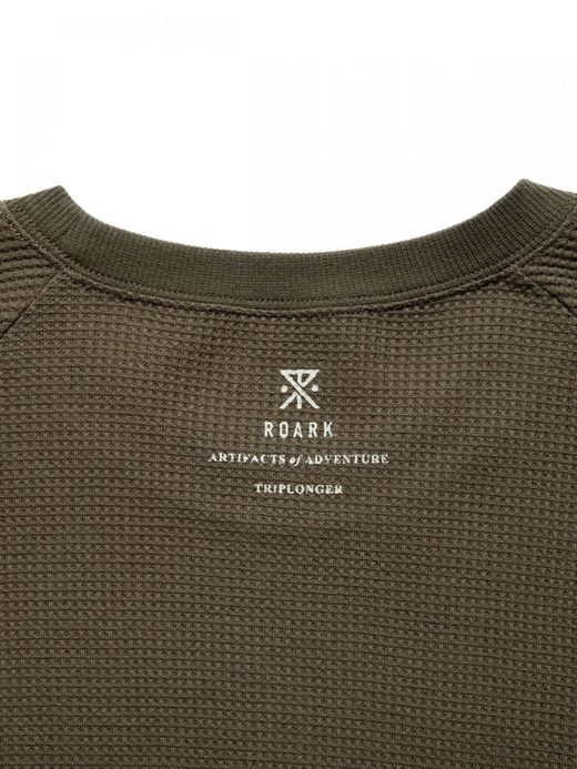 ROARK REVIVAL REUSE 2PACK THERMAL TEE / Beige/army
