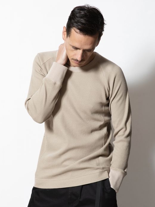 ROARK REVIVAL REUSE 2PACK THERMAL TEE / Beige/army