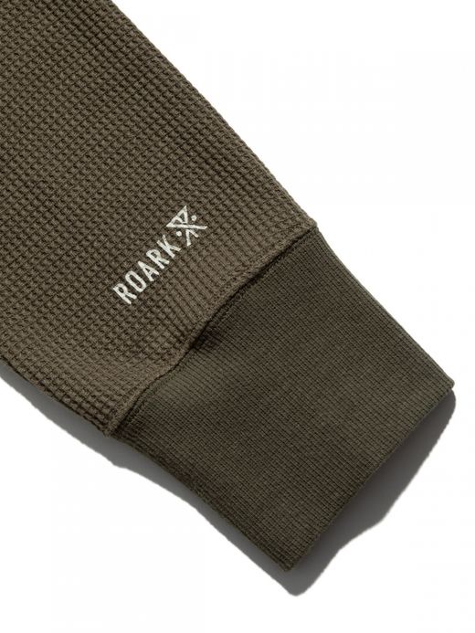 ROARK REVIVAL REUSE 2PACK THERMAL TEE / Beige/army