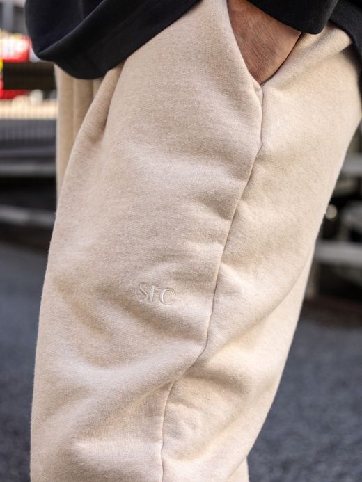 S.F.C WIDE SWEAT PANTS / M beige