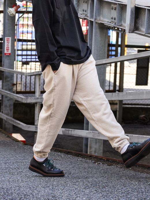 S.F.C WIDE SWEAT PANTS / M beige