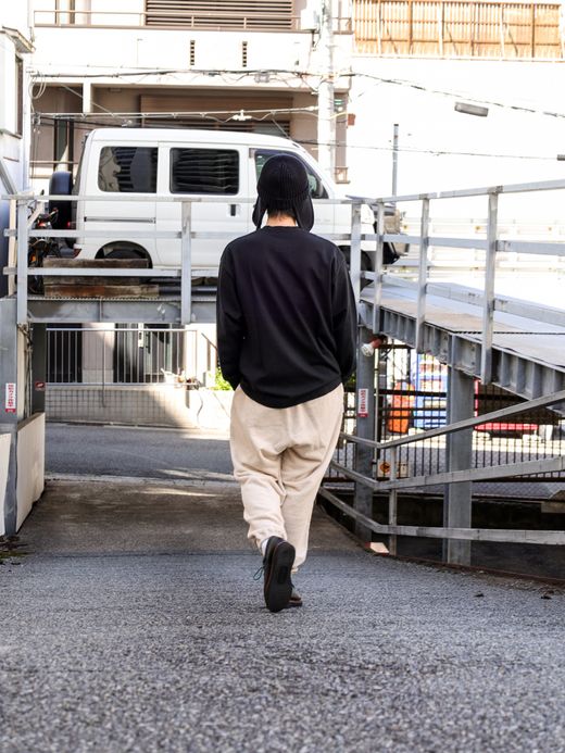 S.F.C WIDE SWEAT PANTS / M beige