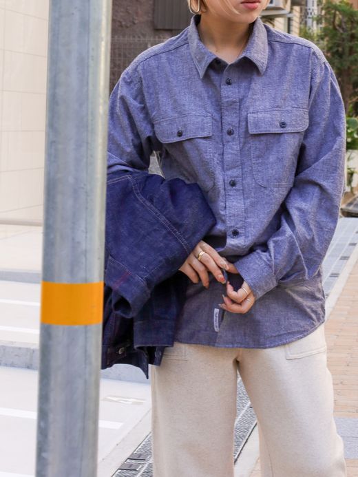 THE UNION CHAMBREY SHIRTS / Black