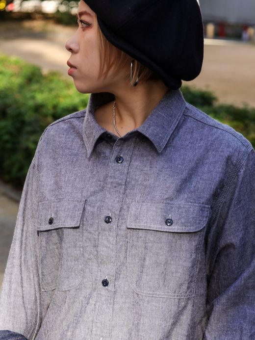 THE UNION CHAMBREY SHIRTS / Black
