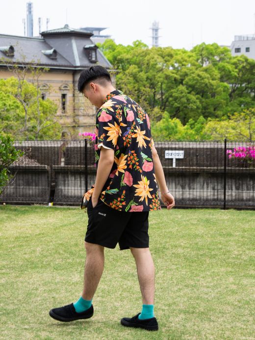 ROARK REVIVAL SIERRA MADRE JOURNEY S/S WOVEN / Black